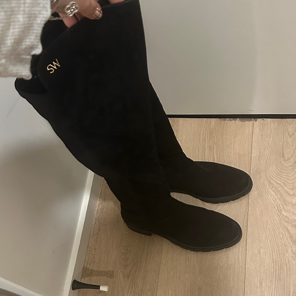 Stuart Weitzman Black Over the Knee Boots